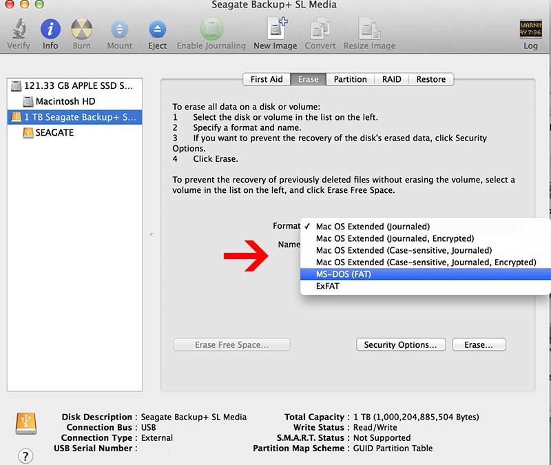 format mac drive in windows